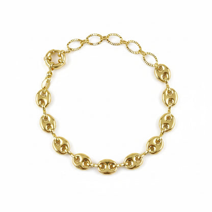 GOLD FILLED - BRACELET - CUTESIE PUFF MARINER