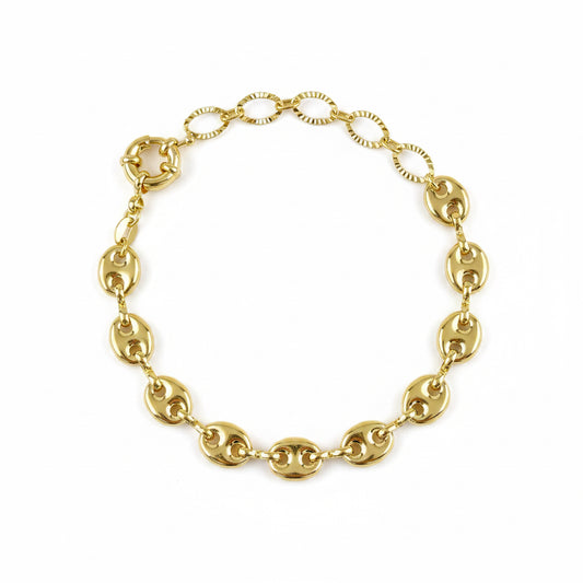 GOLD FILLED - BRACELET - CUTESIE PUFF MARINER