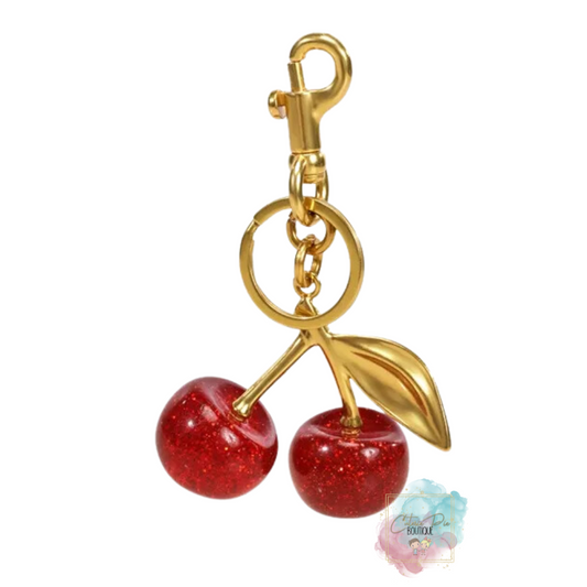 Bag Charm / Keychain - CHERRY