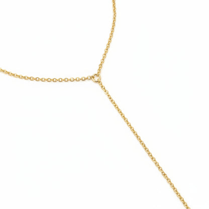 Simple Rolo Link Hand Chain | 18K Gold Filled