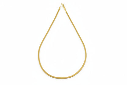 Herringbone Chain Necklace | 3MM | 18K Gold-Filled