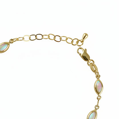 Marquise Opal Bracelet | 18K Gold Filled