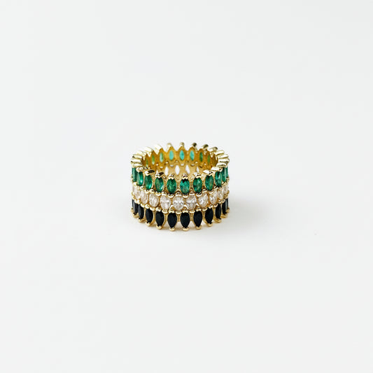 Cutesie Marquise Eternity Ring | 5MM | 18K Gold Filled