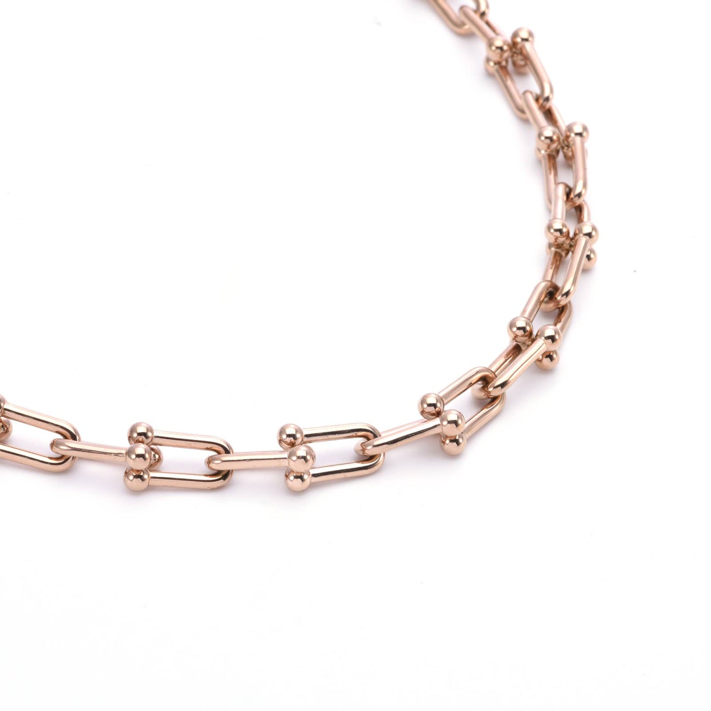 Horseshoe Link Necklace | Gold, Rose Gold or Steel | Premium 316L Stainless Steel