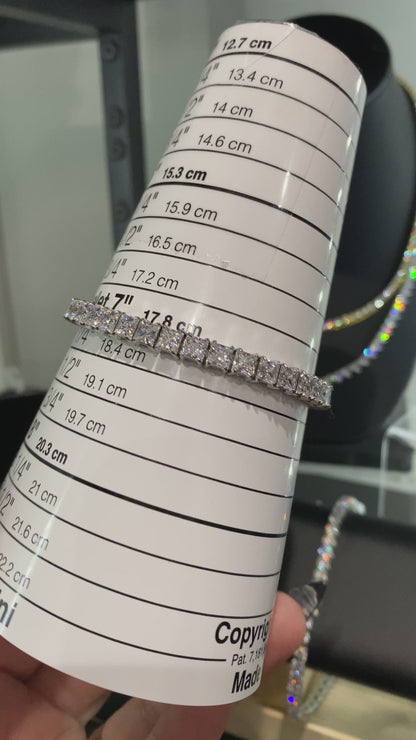 PREMIUM STAINLESS STEEL - TENNIS BRACELET - PRINCESS 5MM