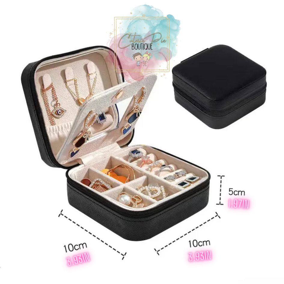 Small Jewelry Box - Storage - On the Go - Travel Accessory