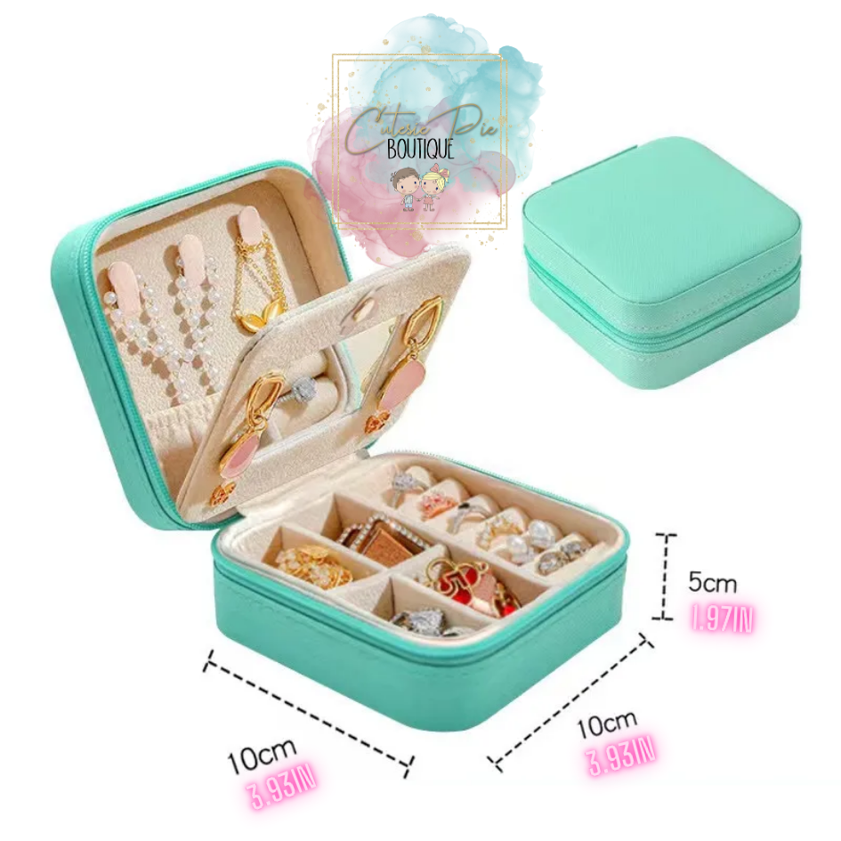 Small Jewelry Box - Storage - On the Go - Travel Accessory