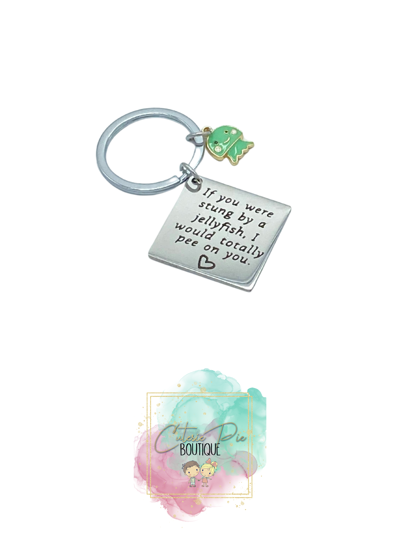 Keychains w/ Inspirational or Funny Quotes I Love You More