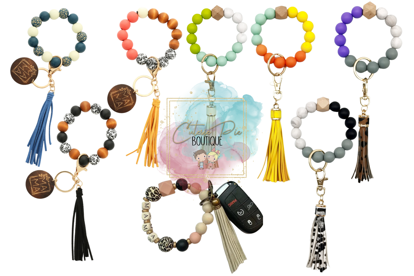 Silicone Bracelet Keychain