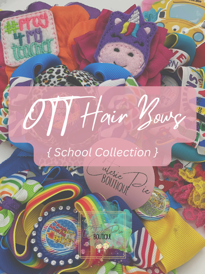 Over the Top Hair Bow - { School Collection }