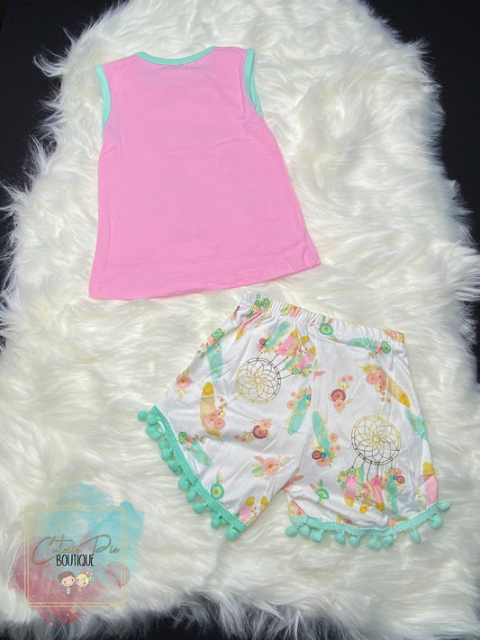Dream Catcher | Tank & Shorts Outfit Set