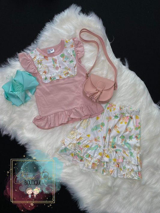 Girls Dreamy Ruffle 2PC SET